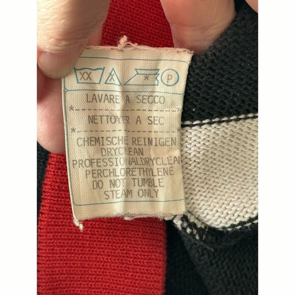 JC de Castelbajac RARE Vintage Snoopy Peanuts Sweater Red Size 44 EU US 12 - Picture 10 of 12